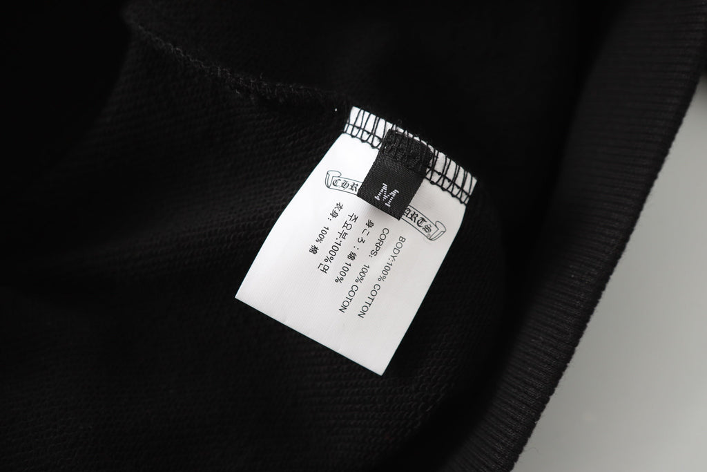 Rhinestone Horseshoe Hoodie - Black Gothic Streetwear Sweatshirt 2601