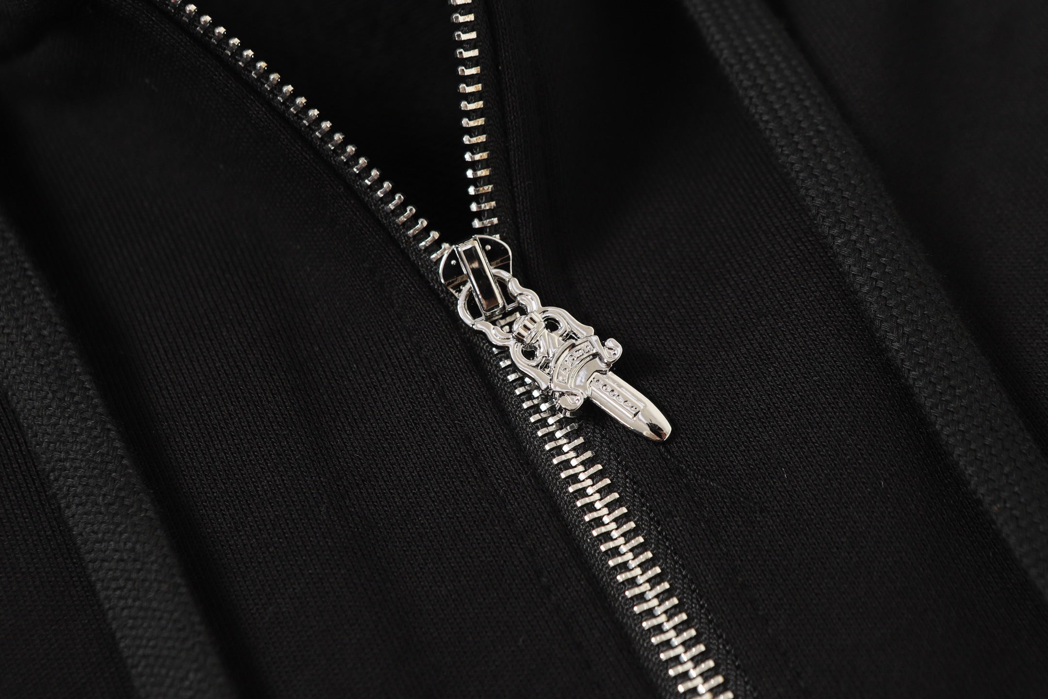 Colorful Rhinestone Hoodie - Black Gothic Street Sweatshirt 2608