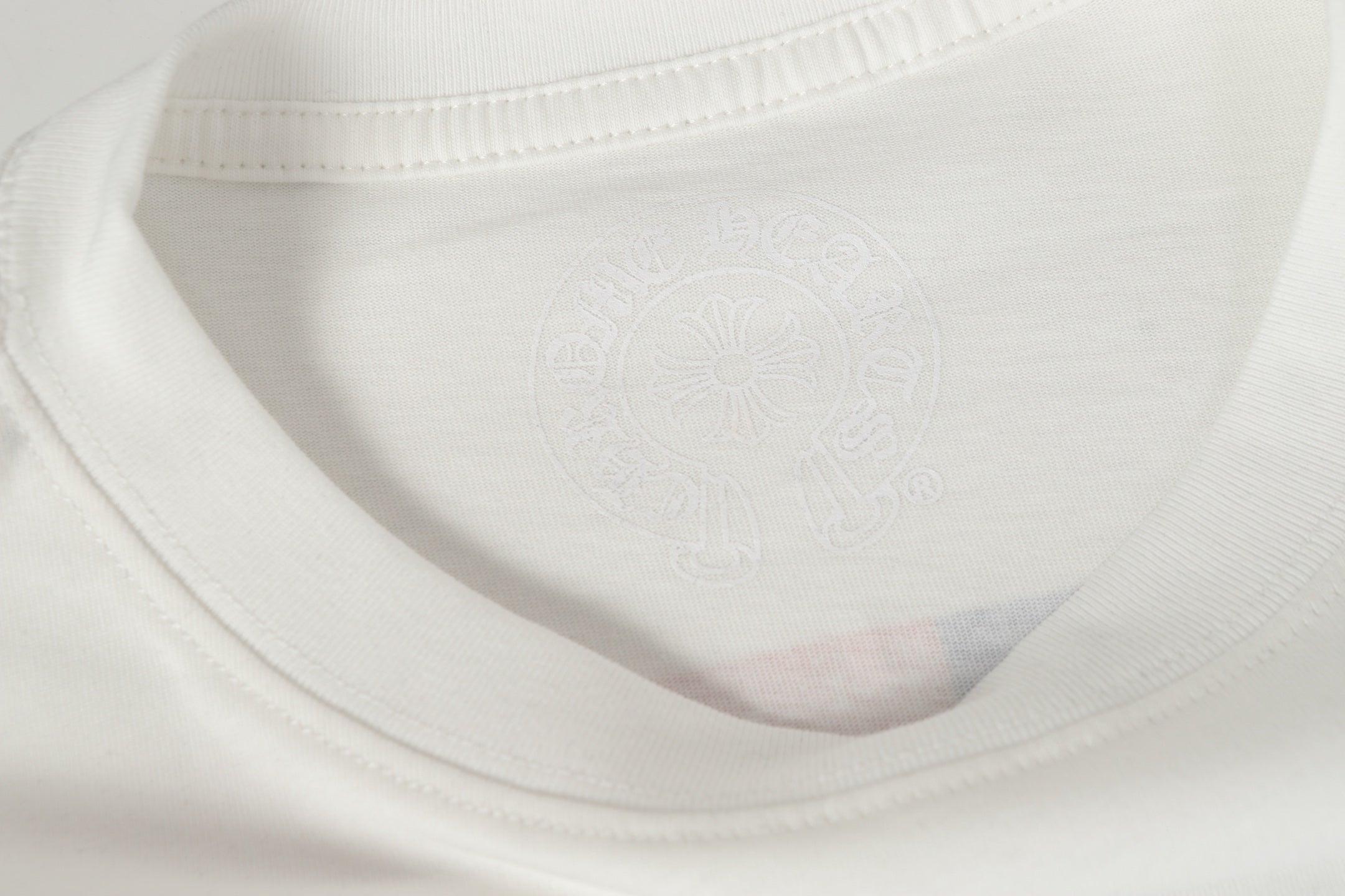 Logo Flag Long Sleeve Tee - Black White Gothic Street T-Shirt K2126